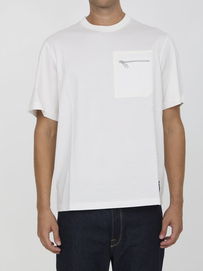 Fendi Jersey T-shirt In White