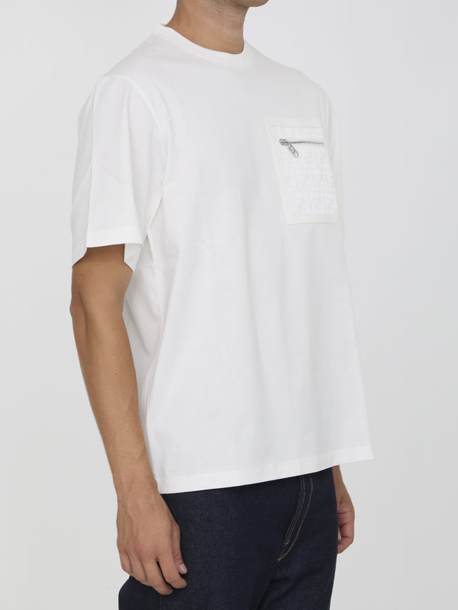 Fendi Jersey T-shirt In White