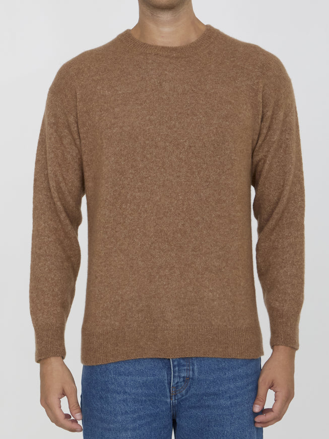 Roberto Collina Cashmere Sweater In Brown