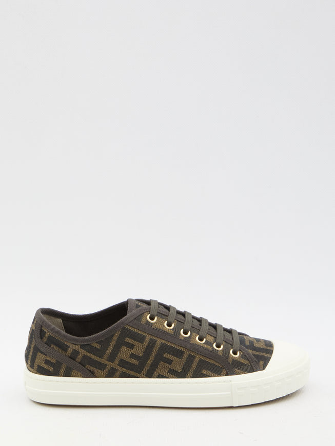 Fendi Domino FF Logo Low-Top Sneakers