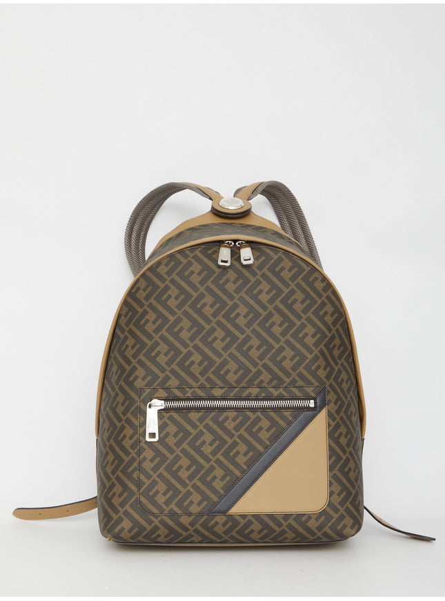 Fendi Chiodo Medium Diagonal Backpack