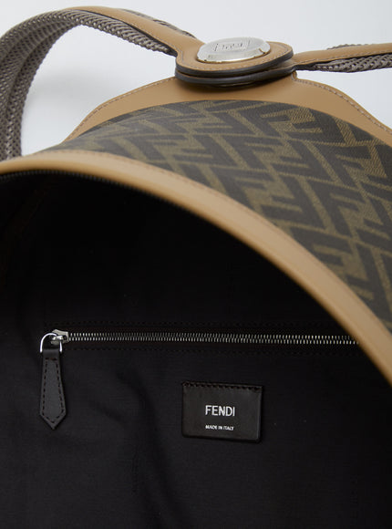 Fendi Chiodo Medium Diagonal Backpack