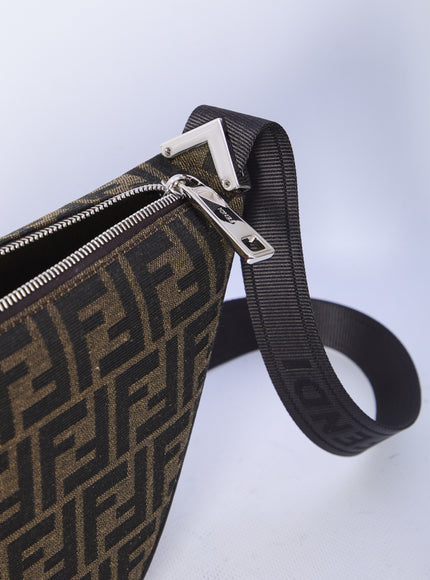 Fendi FF Jacquard Small Melon Bag