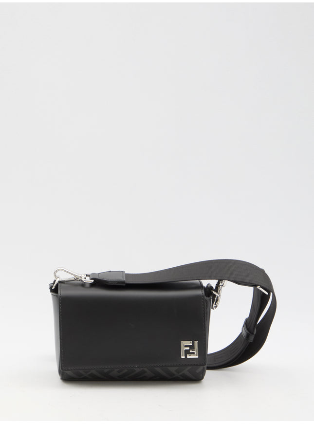 Fendi Men's Compact Bag With Squared FF Motif