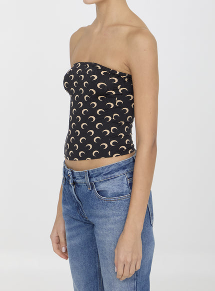 Marine Serre Moon Print Tube Top