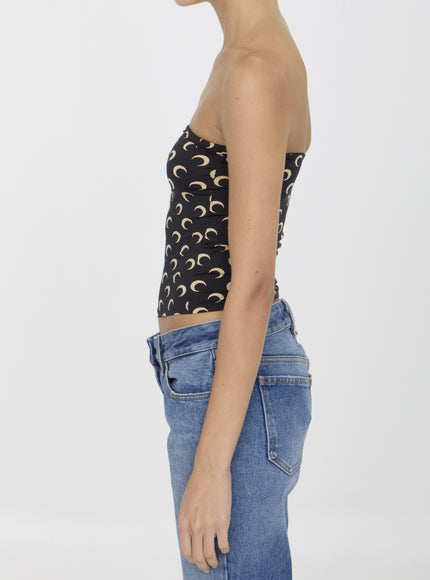 Marine Serre Moon Print Tube Top