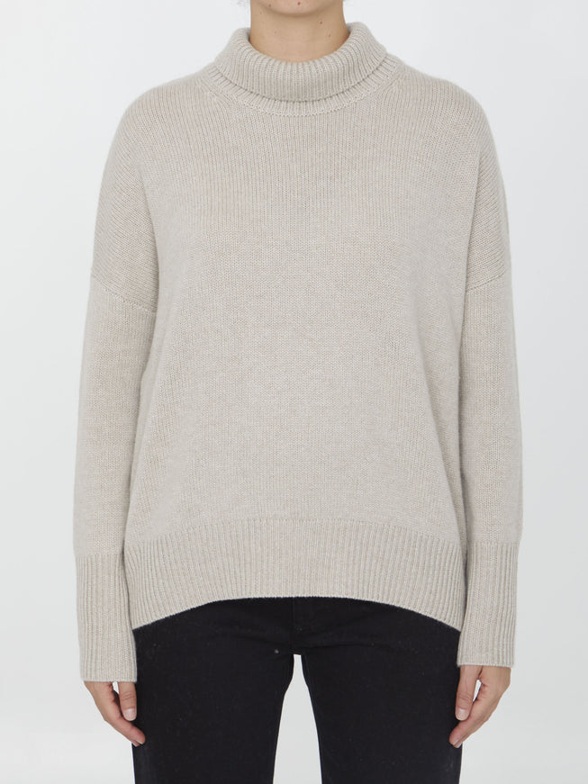 Lisa Yang Heidi Sweater In Sand Beige