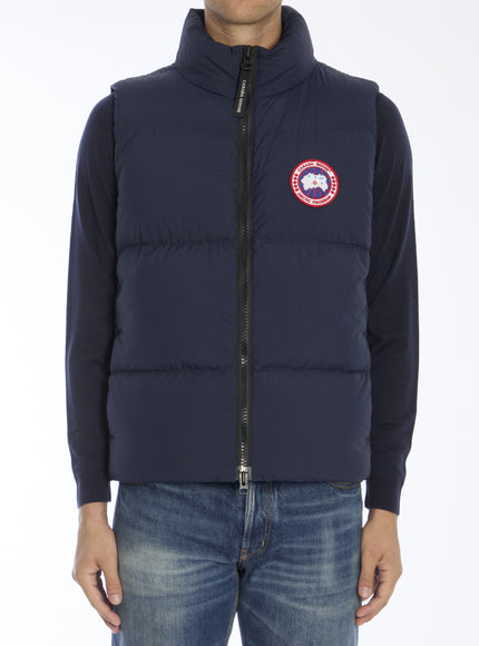 Canada Goose Lawrence Puffer Vest In Dark Blue