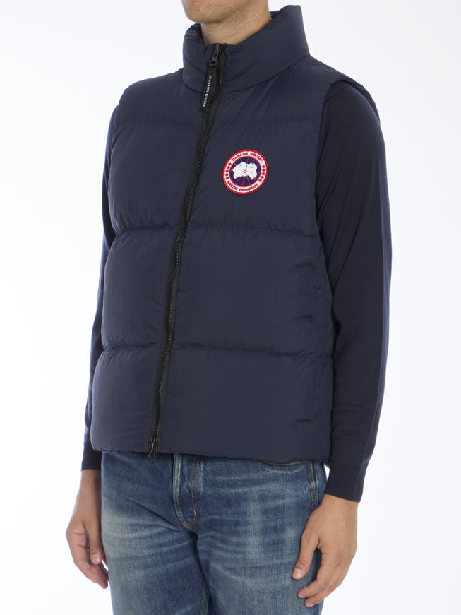 Canada Goose Lawrence Puffer Vest In Dark Blue