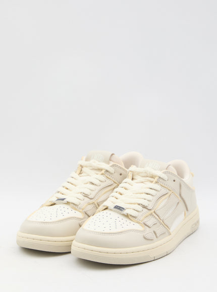 Amiri Men's Skel Collegiate-Inspired Leather Low Top Sneakers