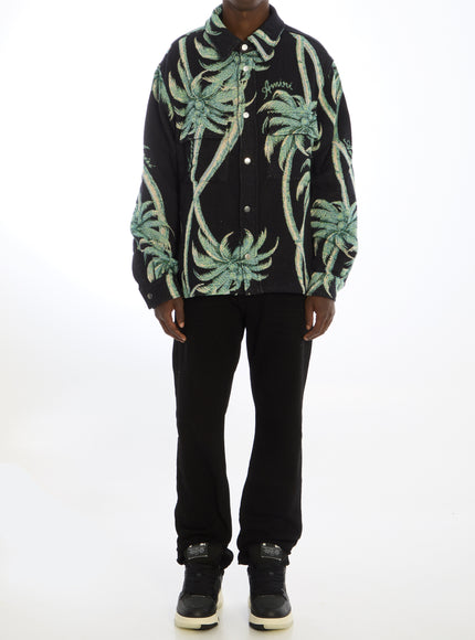 Amiri Twisted Palms Tapestry Overshirt