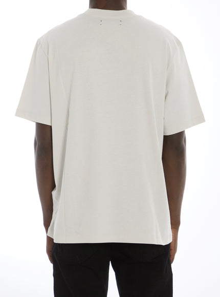 Amiri Staggered T-shirt In Light Beige