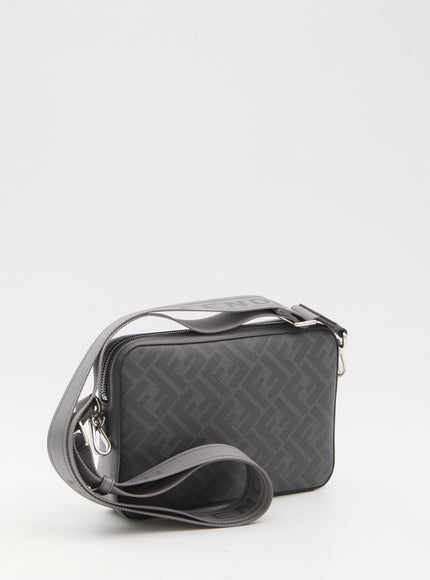 Fendi Diagonal Gray FF Camera Case Bag