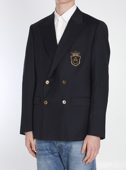 Dolce & Gabbana Double-breasted Jacket With Patch