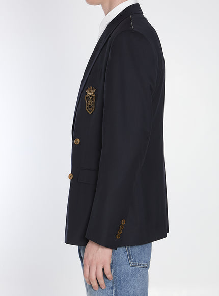 Dolce & Gabbana Double-breasted Jacket With Patch