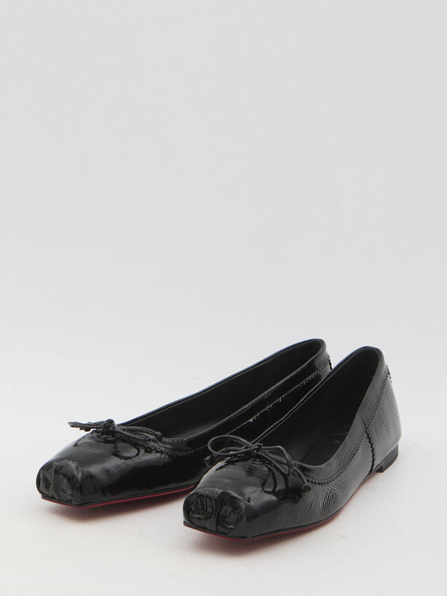 Christian Louboutin Mamadrague Ballerina Flats in Patent Leather