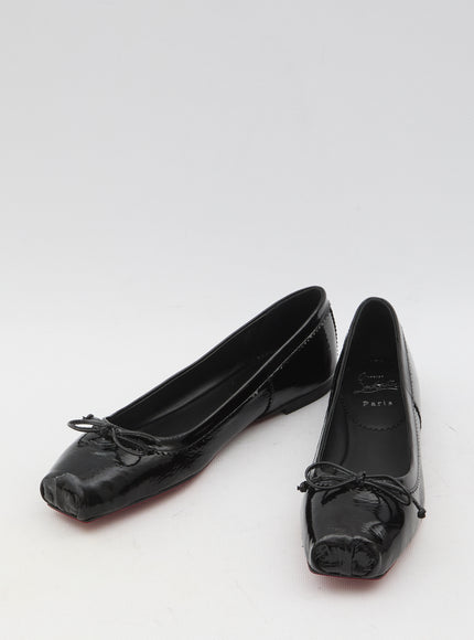 Christian Louboutin Mamadrague Ballerina Flats in Patent Leather