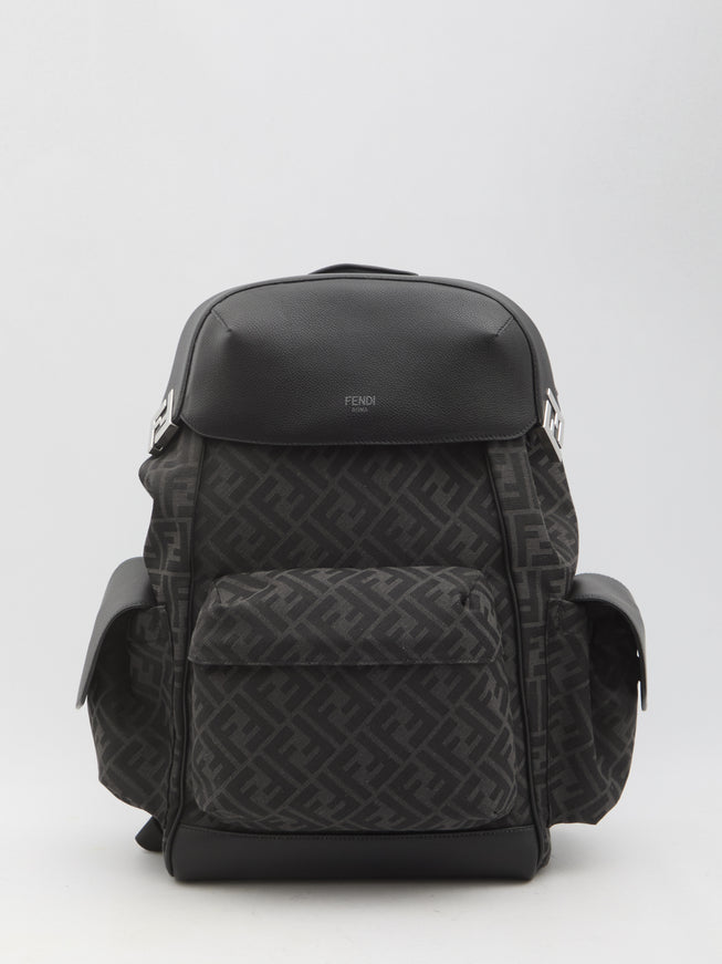 Fendi Drive FF Jacquard Backpack