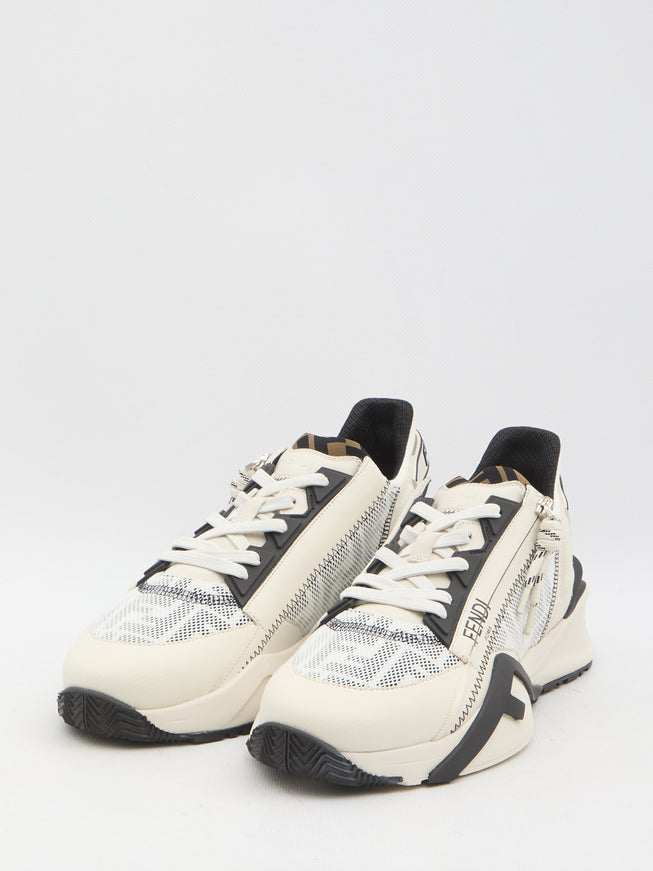 Fendi Flow Sneakers In White