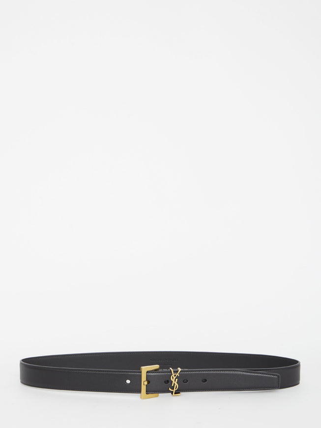 Saint Laurent Monogram Thin Belt