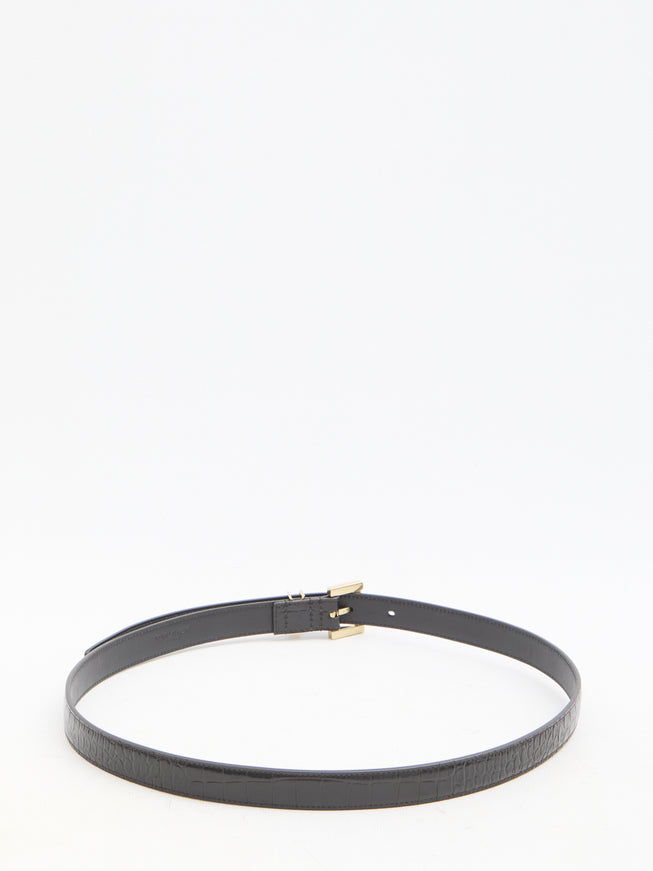 Saint Laurent Cassandre Thin Belt