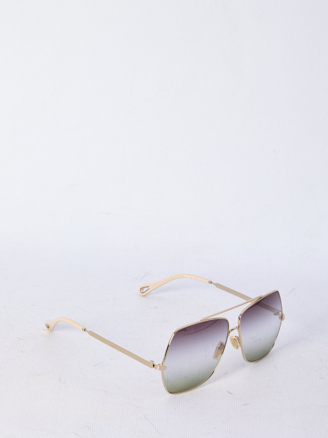 Chloe Aly Square Sunglasses