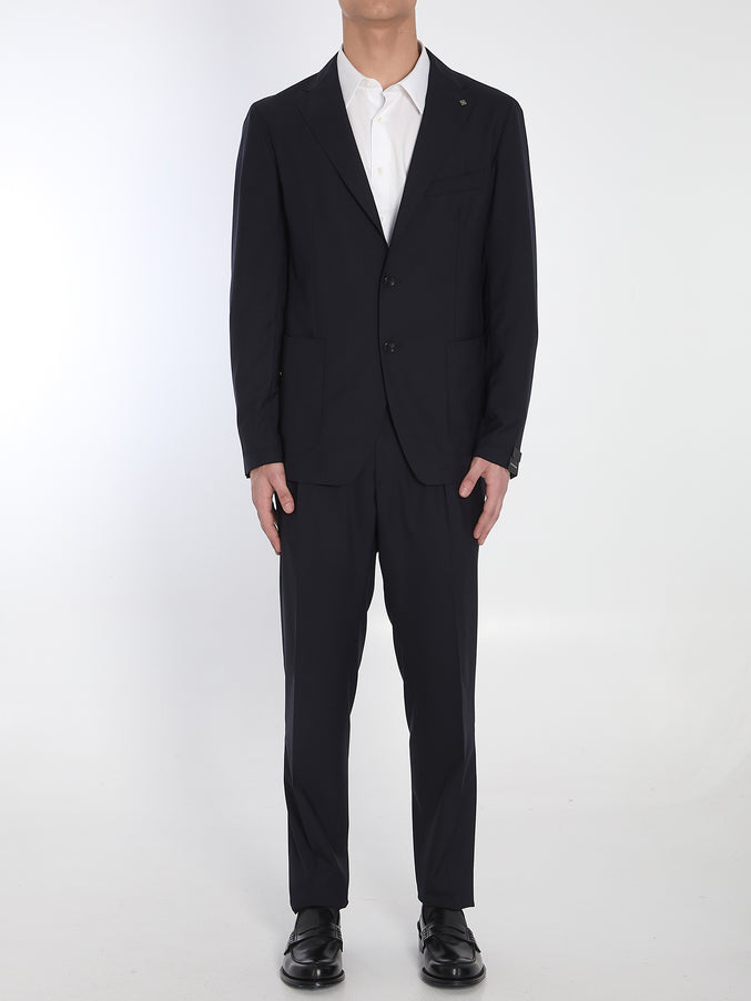 Tagliatore Two-piece Suit In Wool And Silk Blend
