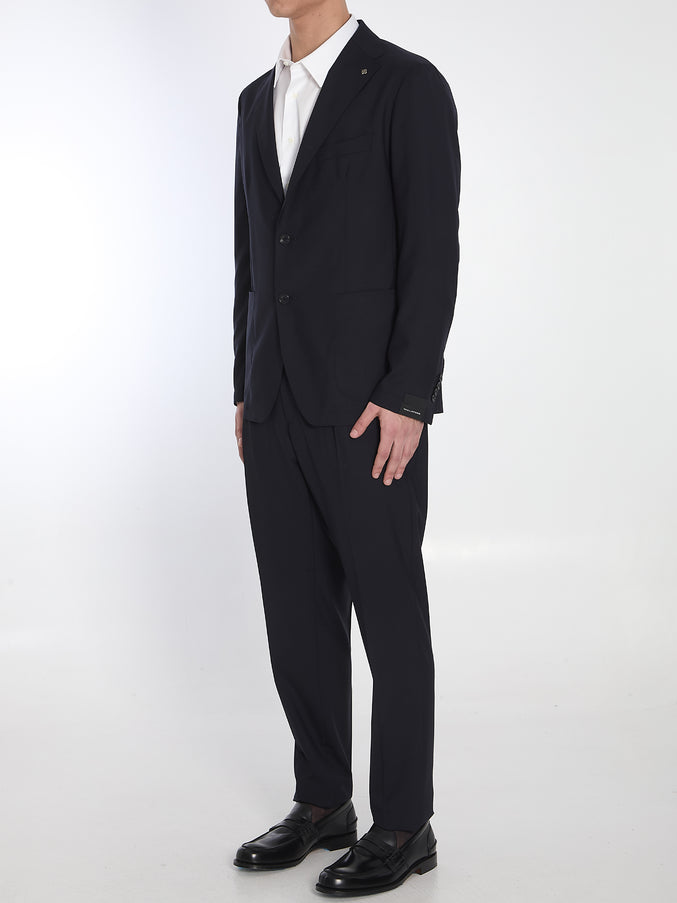 Tagliatore Two-piece Suit In Wool And Silk Blend