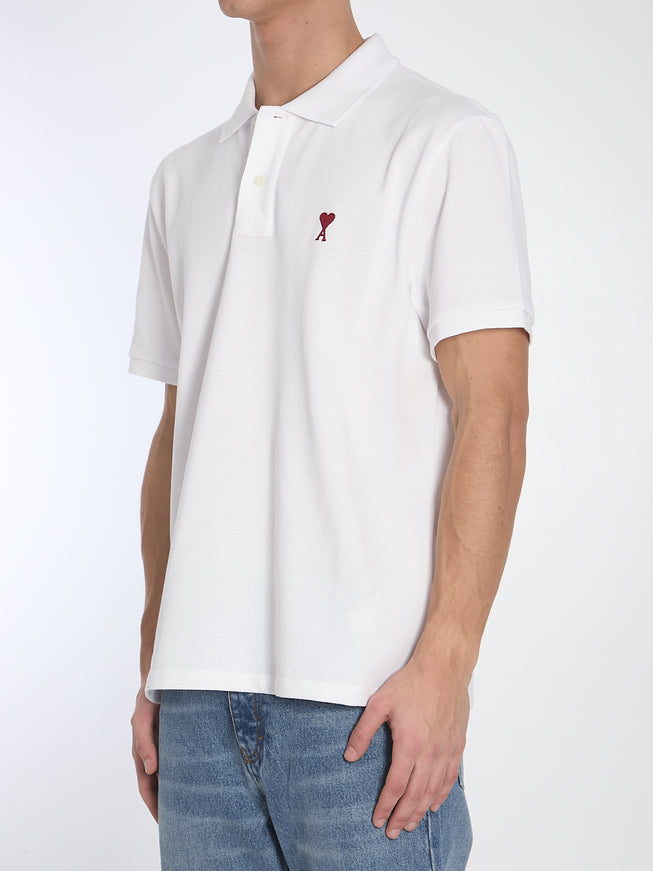 Ami Paris Ami De Coeur Polo Shirt