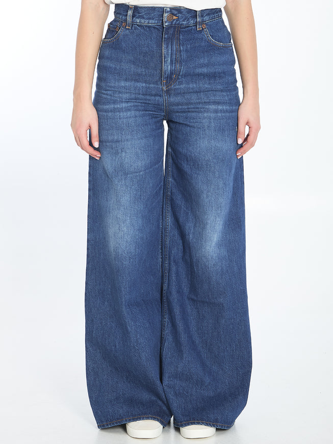 Chloe High-Rise Palazzo Jeans