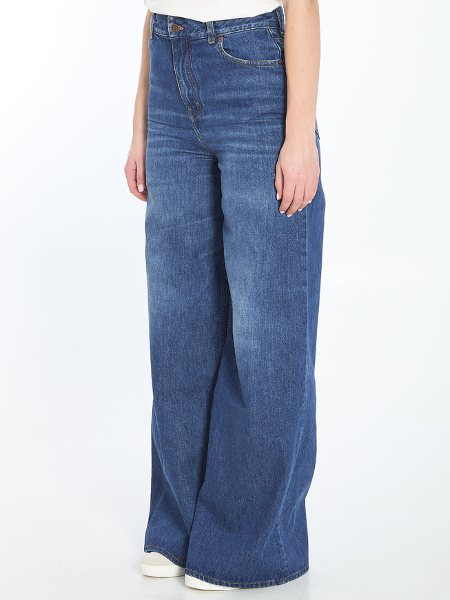 Chloe High-Rise Palazzo Jeans