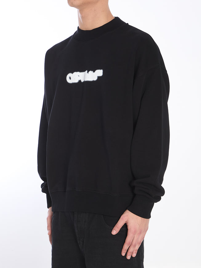 Off White Spray Arrow Sweatshirt