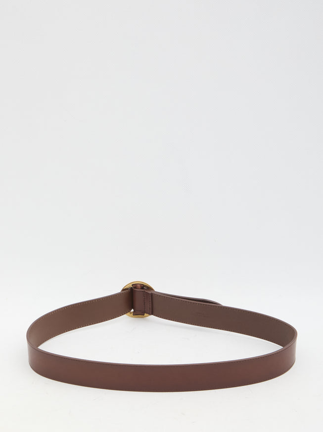 Saint Laurent Belt With Oval Buckle