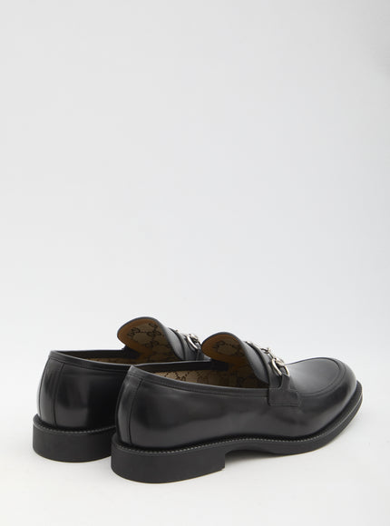 Gucci Men's Loafers With Silver-Toned Horsebit