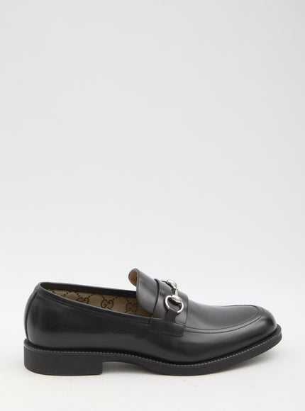 Gucci Men's Loafers With Silver-Toned Horsebit