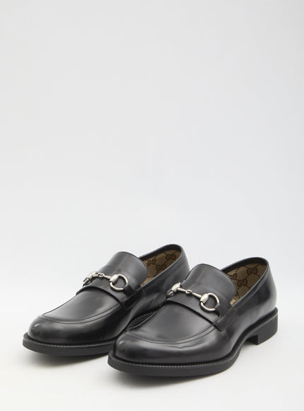 Gucci Men's Loafers With Silver-Toned Horsebit