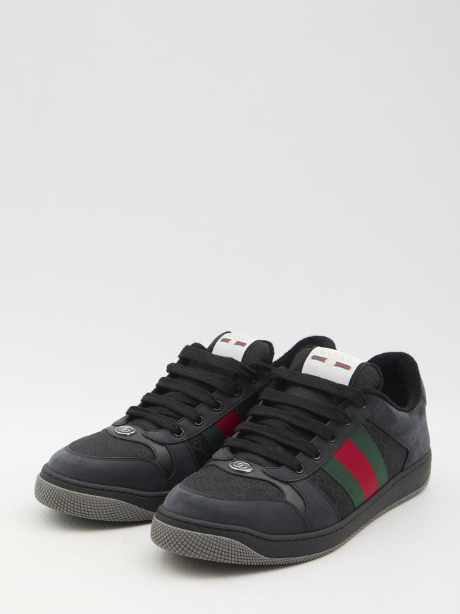 Gucci Screener Sneakers In GG Canvas