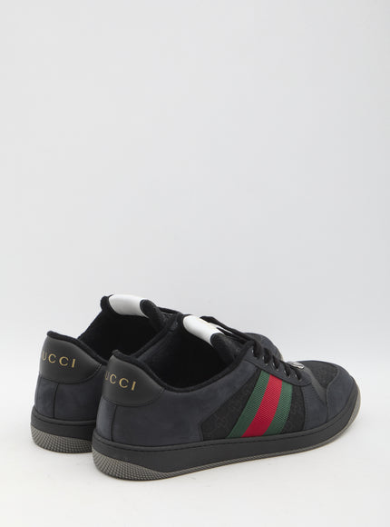 Gucci Screener Sneakers In GG Canvas