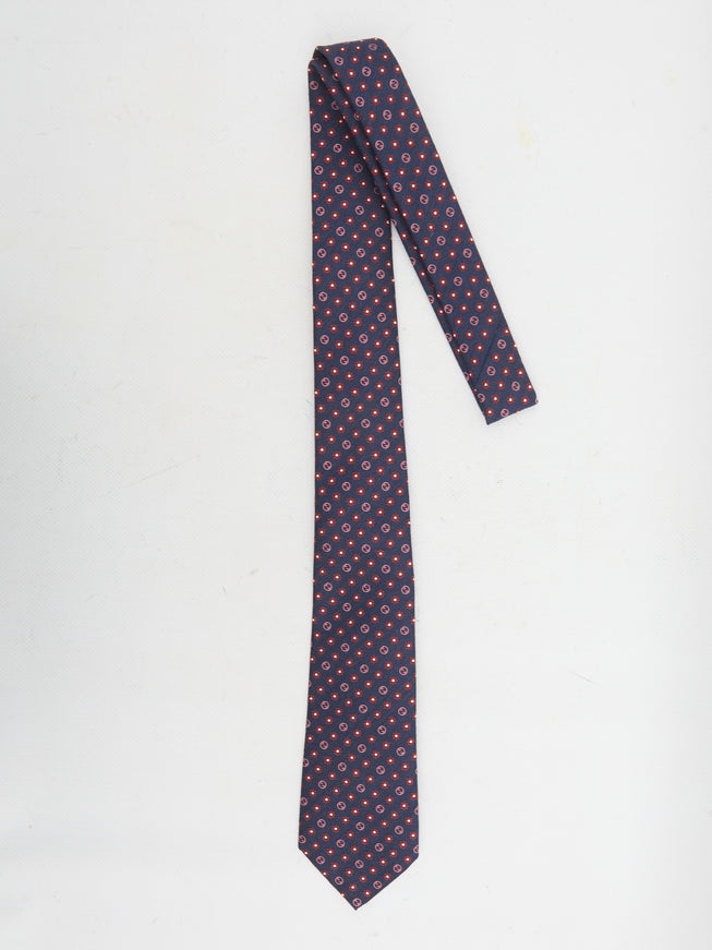 Gucci Silk And Wool Tie