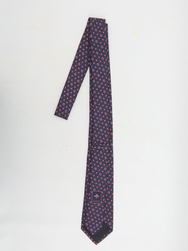 Gucci Silk And Wool Tie