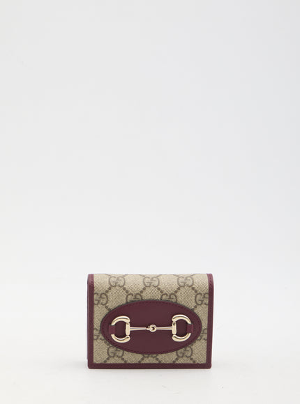 Gucci Horsebit 1955 Cardholder In Beige