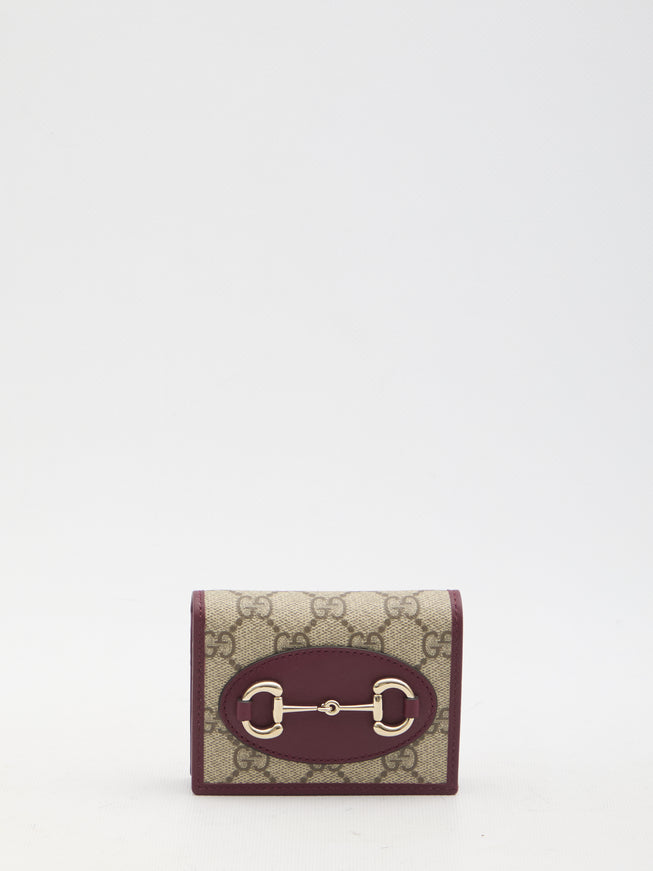 Gucci Horsebit 1955 Cardholder In Beige