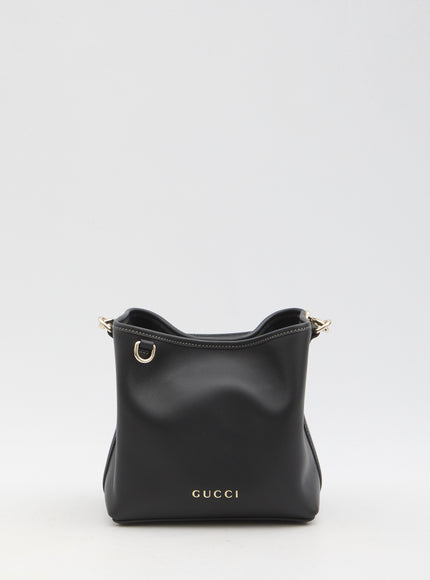 Gucci GG Emblem Mini Bucket Bag