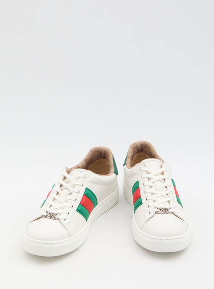 Gucci Men's Ace Sneakers With Web Detail