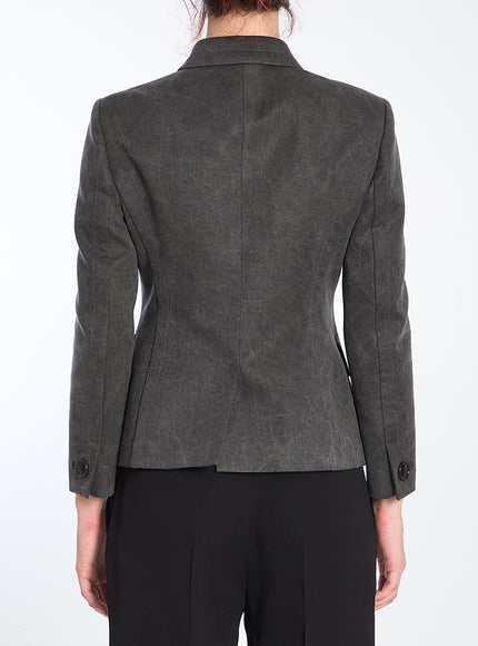 Gucci Cotton Délavé Jacket In Gray