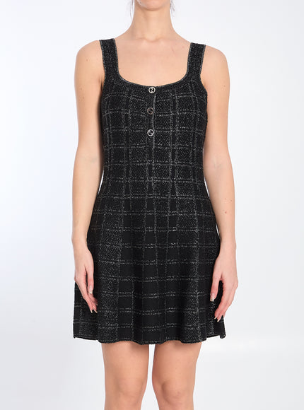 Gucci Wool And Lamé Check Jacquard Dress