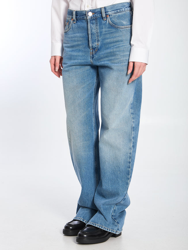 Gucci Low Rise Denim Trousers