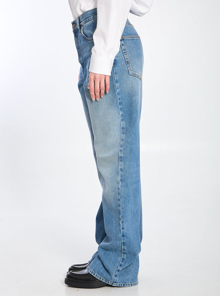 Gucci Low Rise Denim Trousers