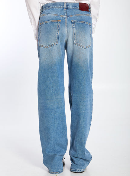 Gucci Low Rise Denim Trousers