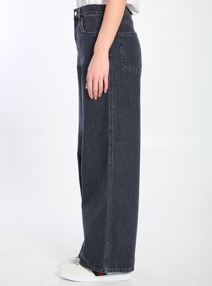 Gucci Wide Leg Denim Trousers